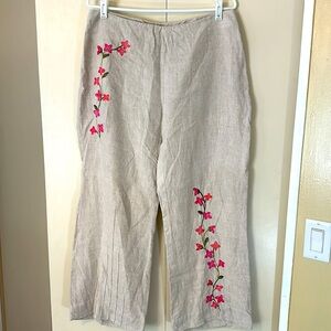 St Tropez West 100% Linen Pants